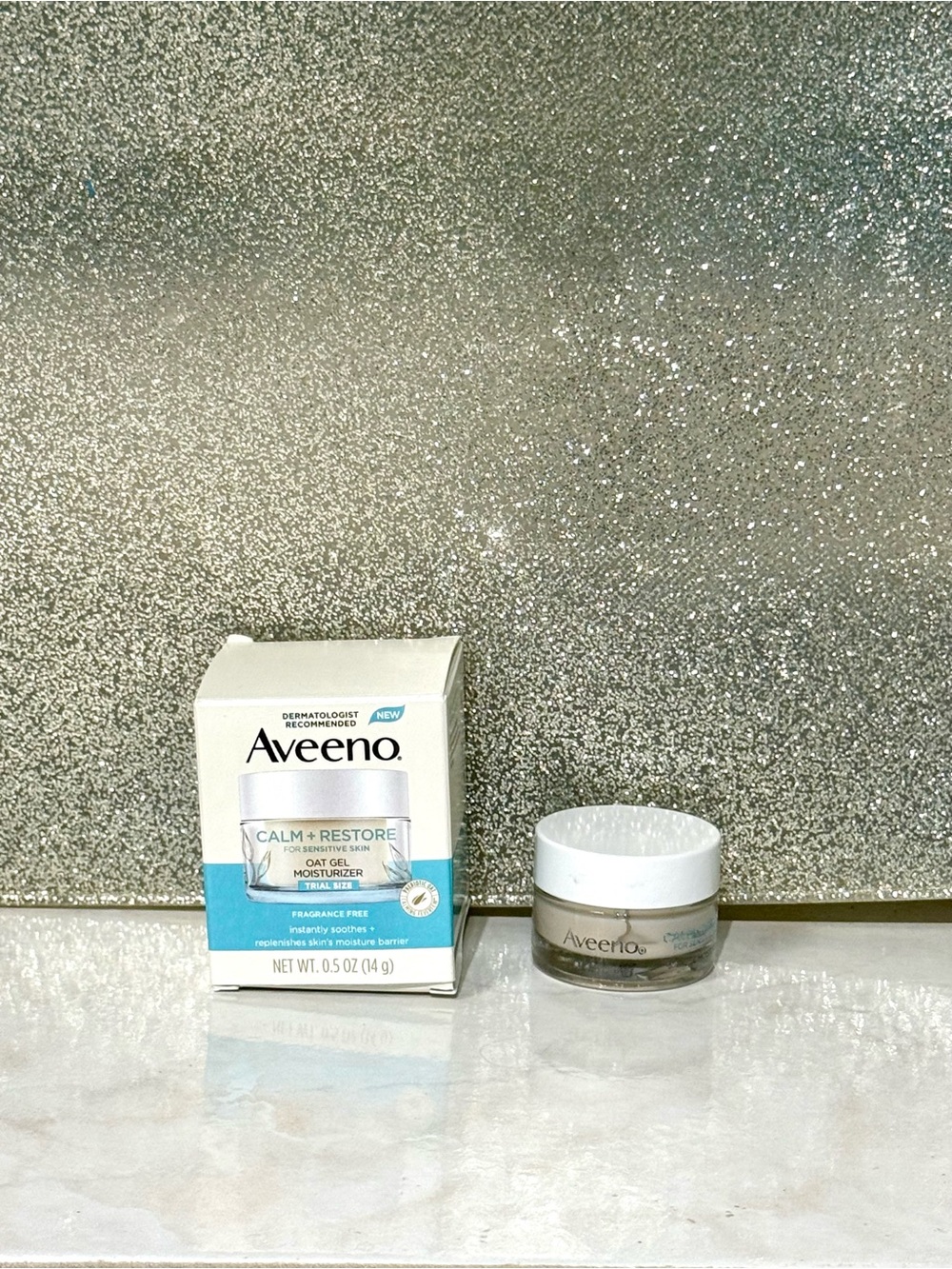 5 for $25 item 🌺 Mini Travel Size Aveeno Calm + Restore Oat Gel Moisturizer